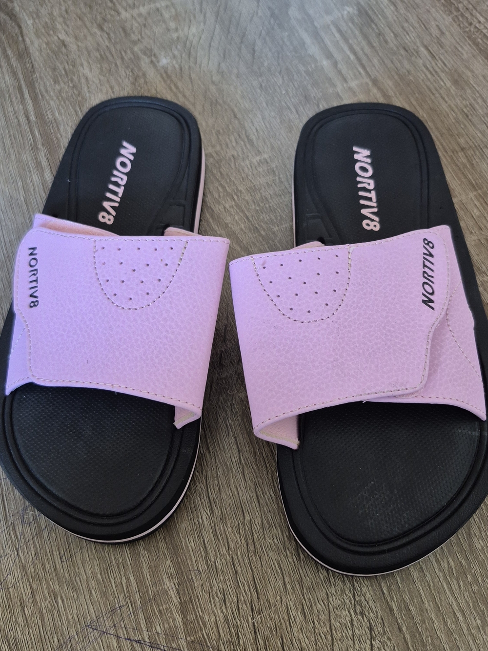 NORTIV8 Women's Pink Slide Sandals